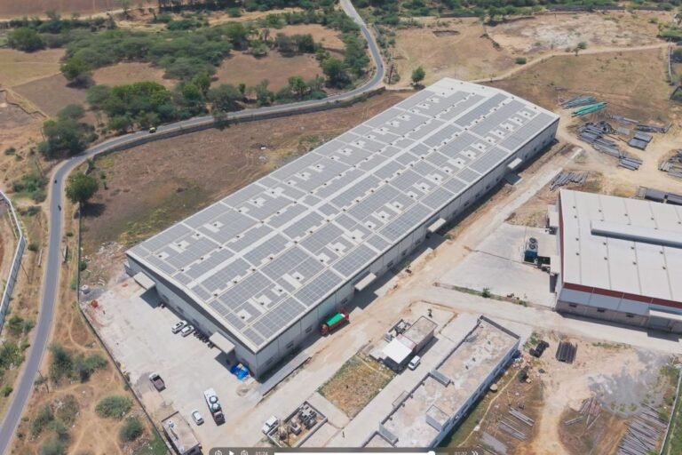 1,250 kWp industrial rooftop solar plant at Chamunda Plastic Pvt Ltd, Anara, Kheda