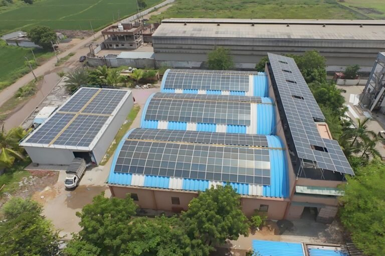 250 kWp industrial rooftop solar plant at Partabi Industries, Kerala GIDC, Bavla